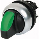 Selector luminos 3 poz verde cu revenire